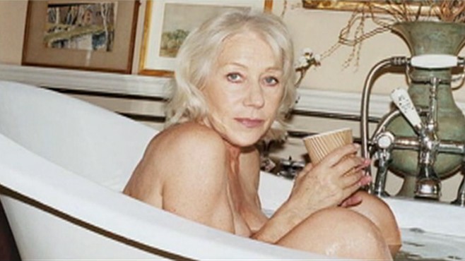 Helen Mirren Goes Topless