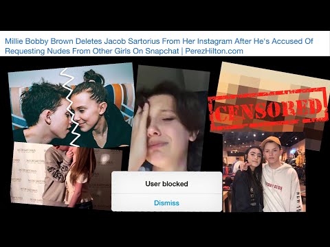 Jacob SaggyTits SENDS NUDES *ORIGINAL FOOTAGE* Milly Bobby Brown is  heartbroken - YouTube
