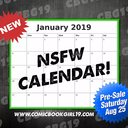NSFW Calendar 2019 (Pre-Sale) | comicbookgirl19