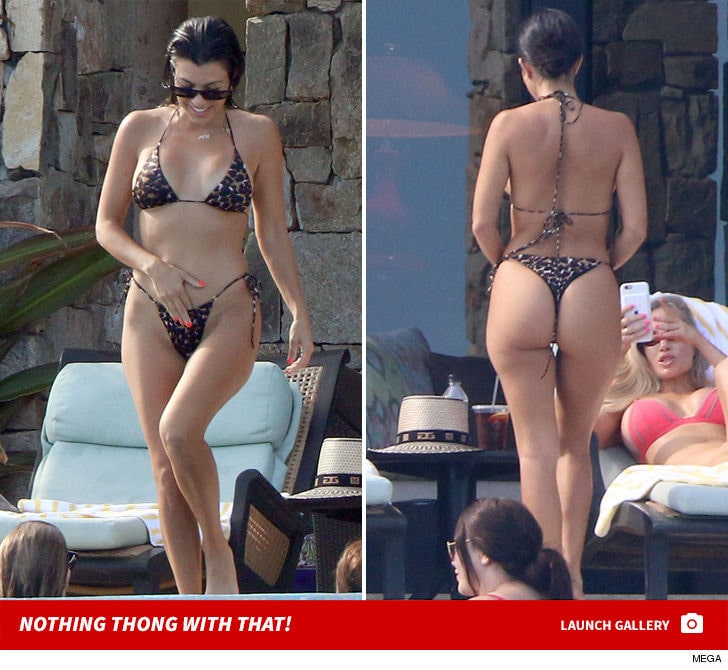 Kourtney Kardashian Shows Off Booty-ful Side of Cabo San Lucas