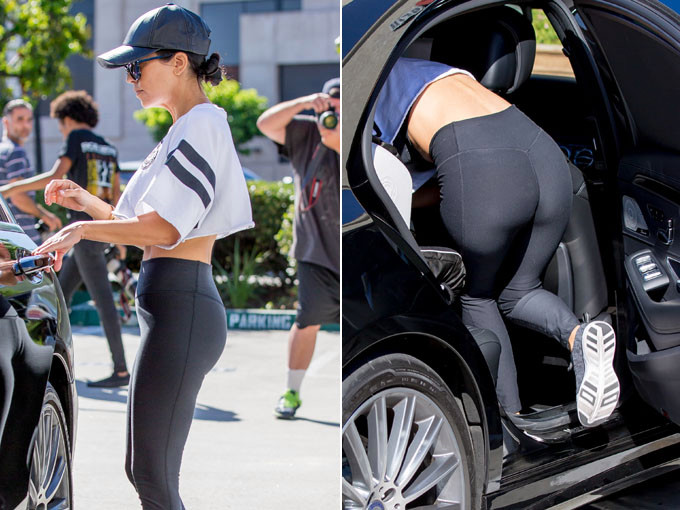 Kourtney Kardashian Was Actually Flattered by Those Butt ...