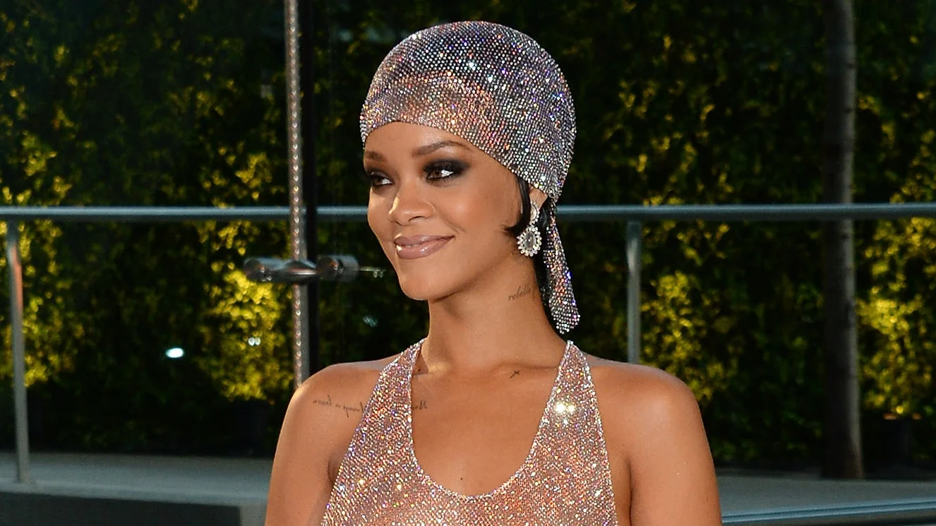 Rihanna Wears a See-Through Dress in the 