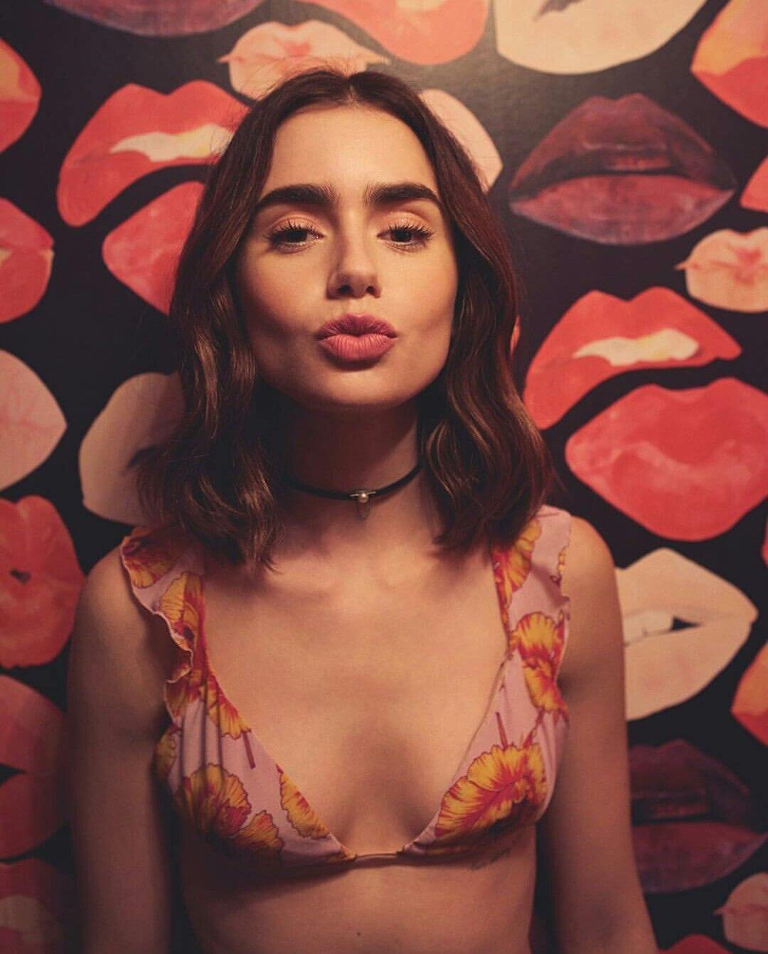 61 Sexy Lily Collins Boobs Pictures Will Make Your Hands ...