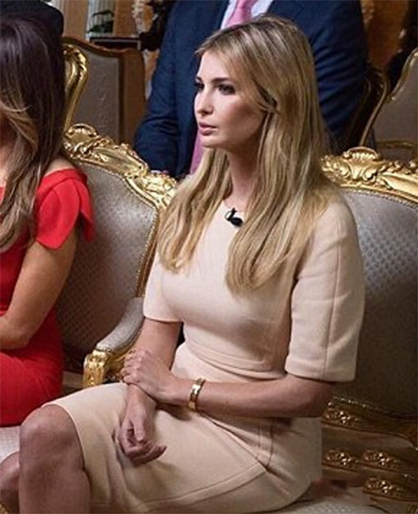 Ivanka Trump's '60 Minutes' Dress â€” Opts For Nude Frock For ...