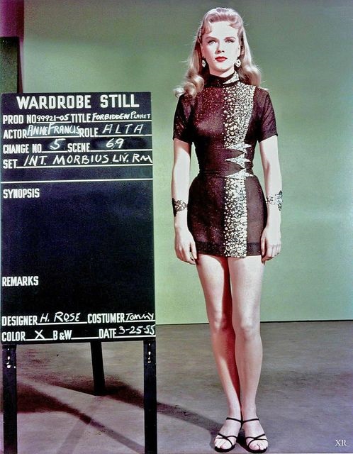 Pin-up Movie History: Forbidden Planet with Anne Francis ...