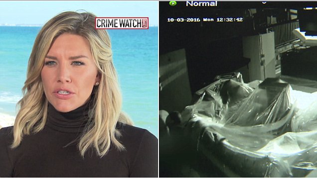 TV host sees naked man INSIDE her home on security video | Daily ...