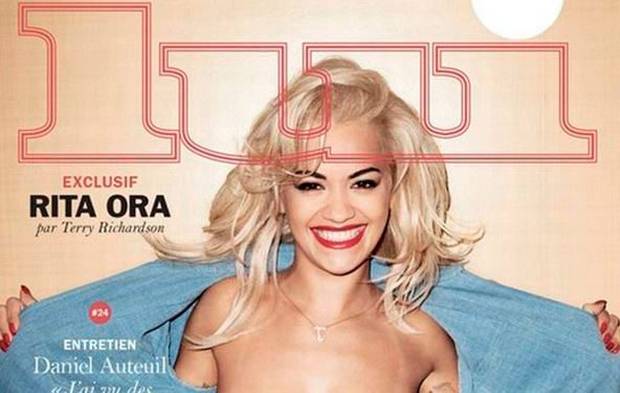 NSFW: Rita Ora goes topless on French magazine cover for ...