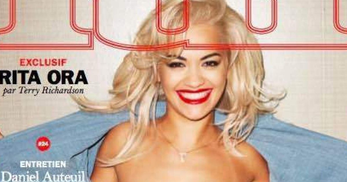 Rita Ora Poses Topless On Cover Of French Magazine Lui In ...