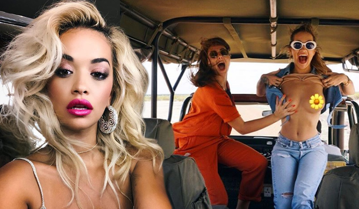 Rita Ora Teases Fans With Cheeky Topless Picture On Her ...