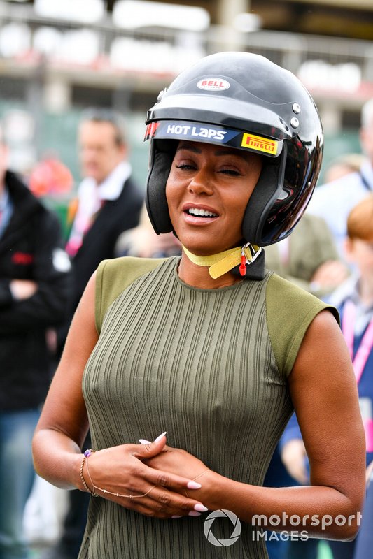 Melanie B ready for her Hot Lap at British GP High-Res ...