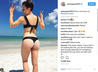 Ashley Wagner new NSFW (U.S. figure skater) hot, sexy Instagram ...