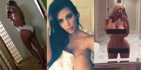Kim Kardashian's Naked Instagram Selfies - Kim Kardashian ...