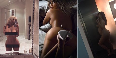Kim Kardashian nude photos from instagram | Kim K naked