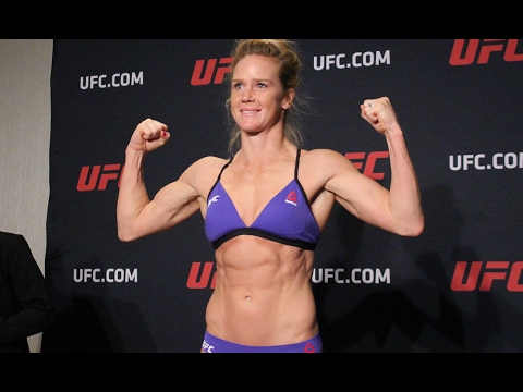 Holly Holm shows her sexy side at UFC 208 main event weigh-in ...