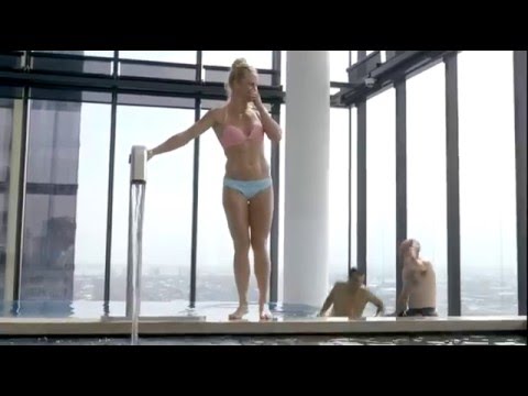 Holly Holm sexy Bikini Backflip - YouTube