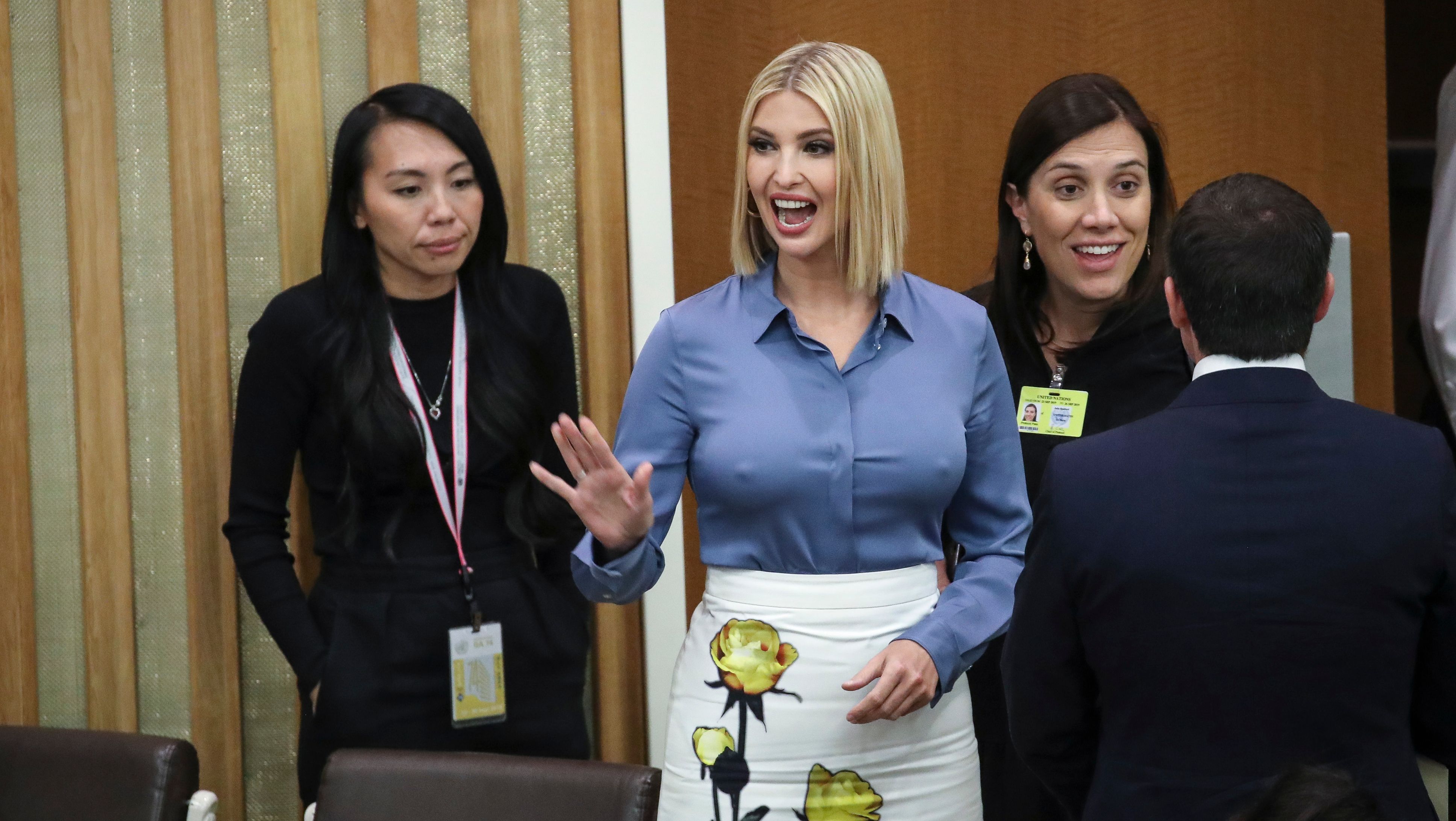 Ivanka Trump's Wardrobe Malfunction at the UN Gets Chilly ...