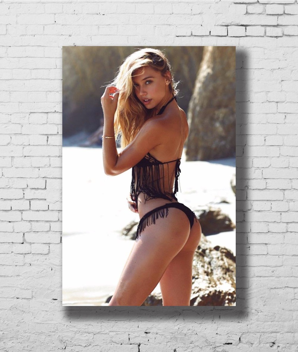 US $7.03 11% OFF|G 061 Alexis Ren Hot Model Sexy Girl Top Star 05 Fabric  Home Decoration Art Poster Wall Canvas 12x18 20x30 24x36inch Print-in ...