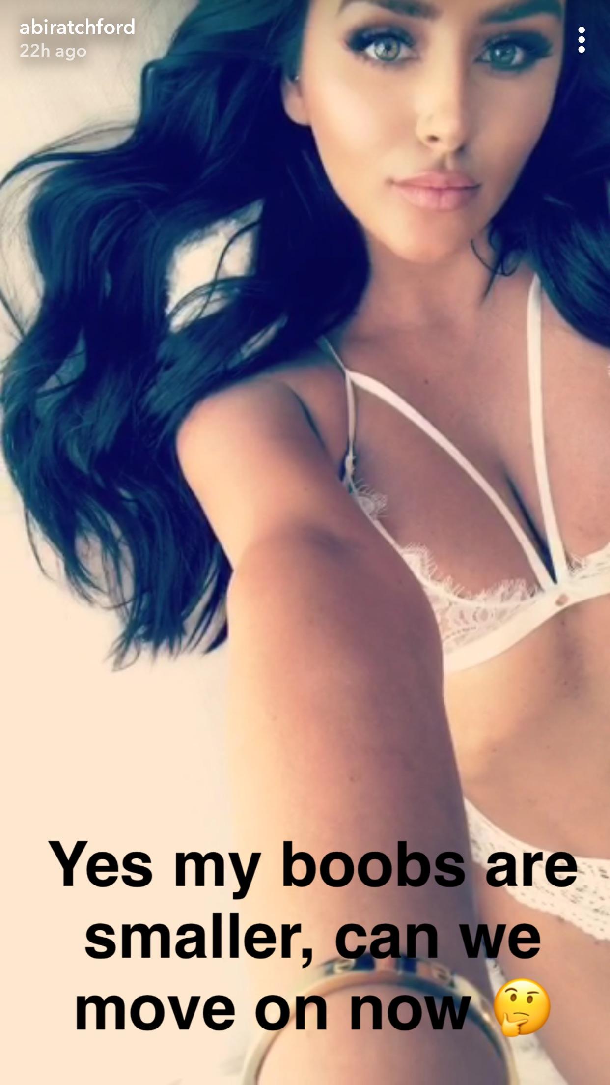 Her tits got smaller? Wtf : AbigailRatchford