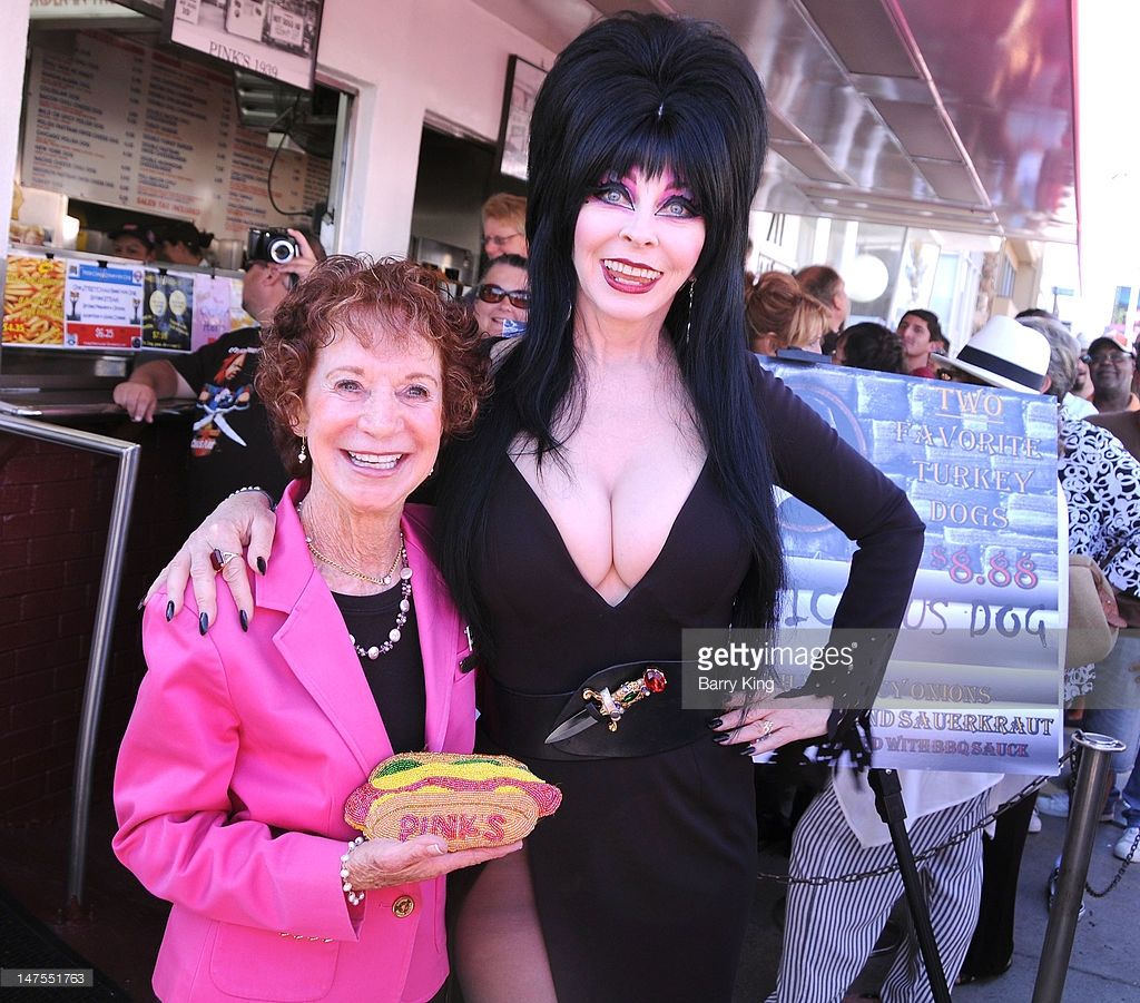Elvira Celebrates The Launch Of Her New Signature Hot Dog At ...