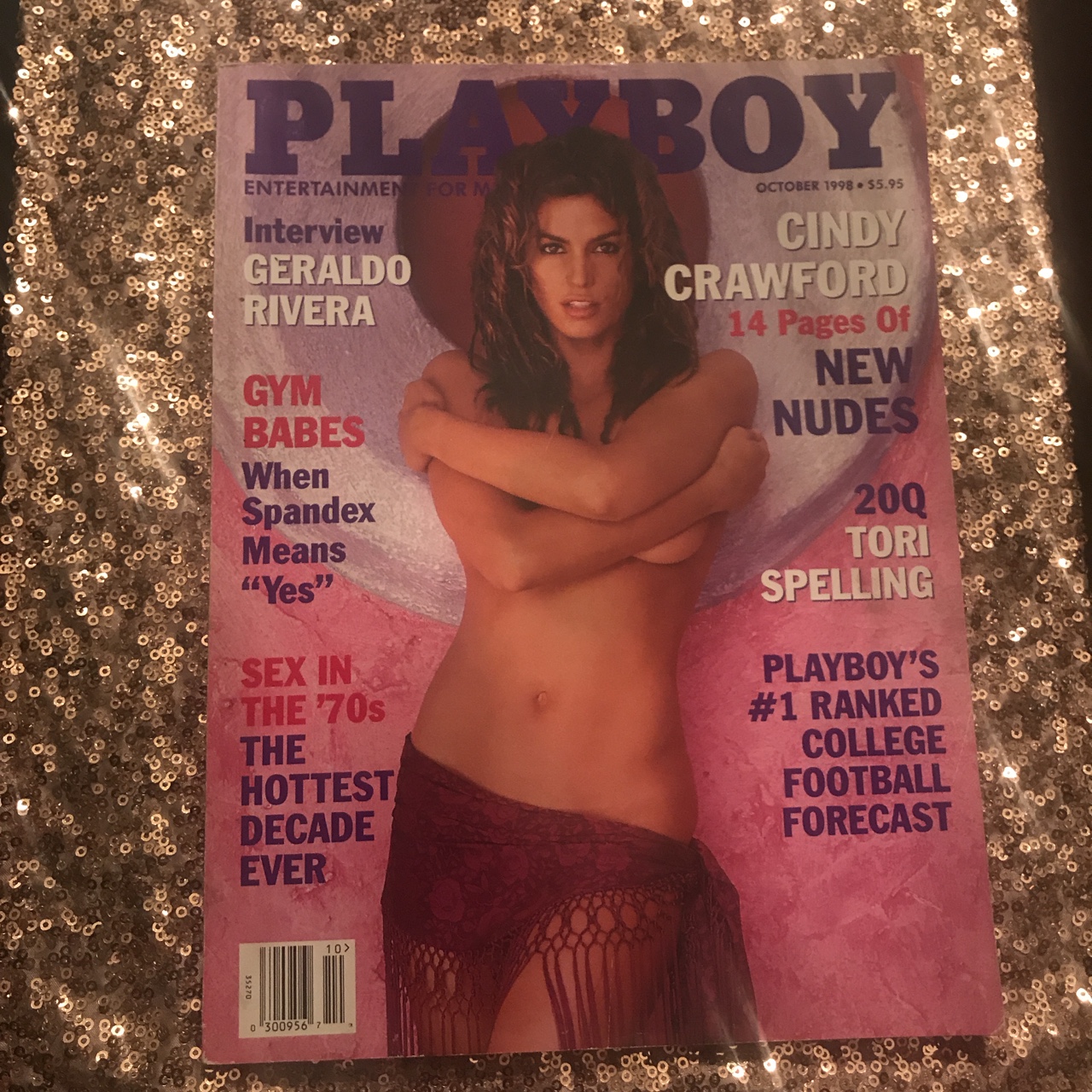 Vintage 1998 Cindy Crawford Playboy Magazine cover ...