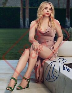 Details about 8.5x11 Autographed Signed Reprint RP Photo Chloe Grace Moretz  Sexy Legs