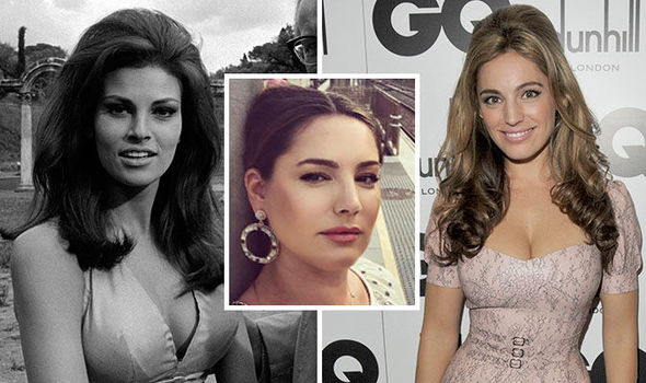 Kelly Brook Instagram: Fans insist on young Raquel Welch likeness ...
