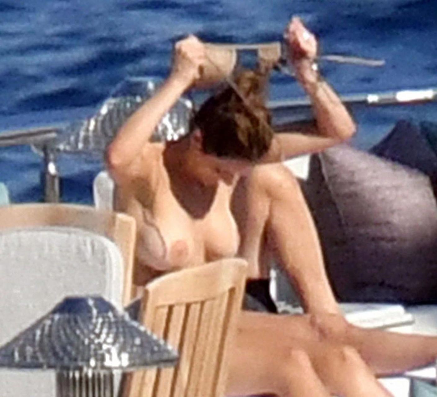 Katharine McPhee Topless On The Yacht - Scandal Planet