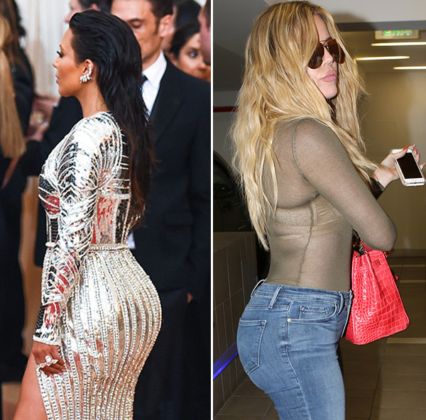 Khloe Vs. Kim Kardashian's Butt â€” Who's Got The Better ...