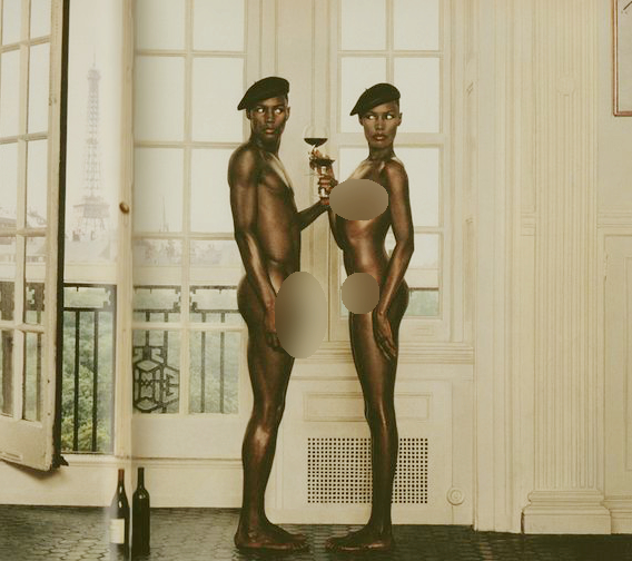 UNBELIEVABLE! Grace Jones Took NUDE Picture With Her Family ...