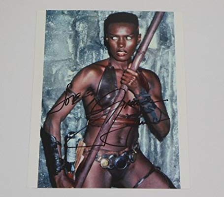 Grace Jones Sexy Conan the Destroyer Sexy Hand Signed ...