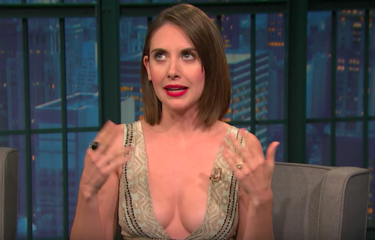 Alison Brie Visited 'Late Night With Seth Meyers'