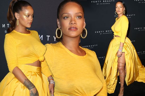 Before they go south': Braless Rihanna's incredibly perky ...