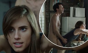Allison Williams strips off for X-rated scene in Girls ...