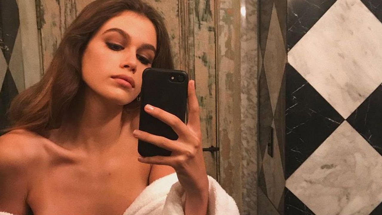 Fans OUTRAGED Over 15-Year-Old Kaia Gerber's Topless Robe Photo
