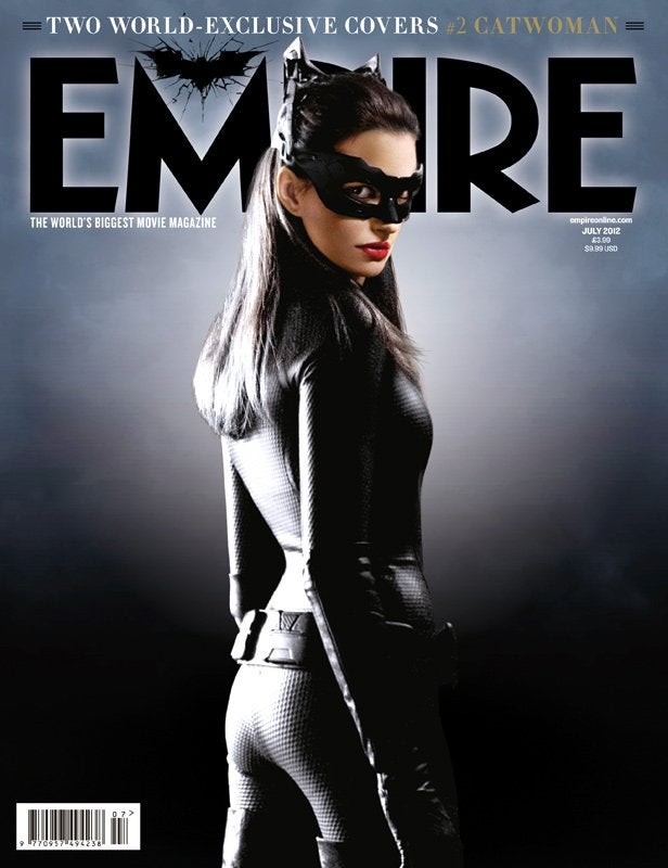 Anne Hathaway as Catwoman on the cover of Empire : movies