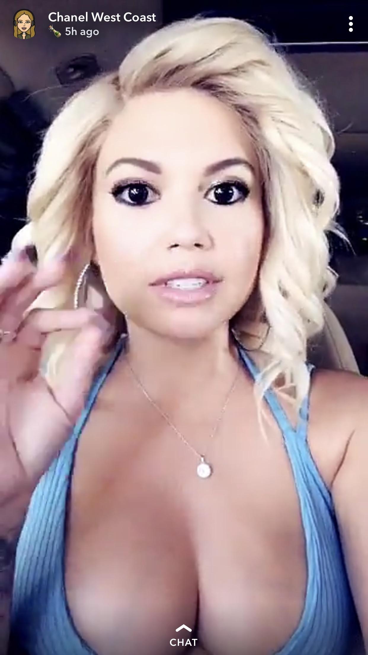That cleavage is DEEP SON! : ChanelWestCoast