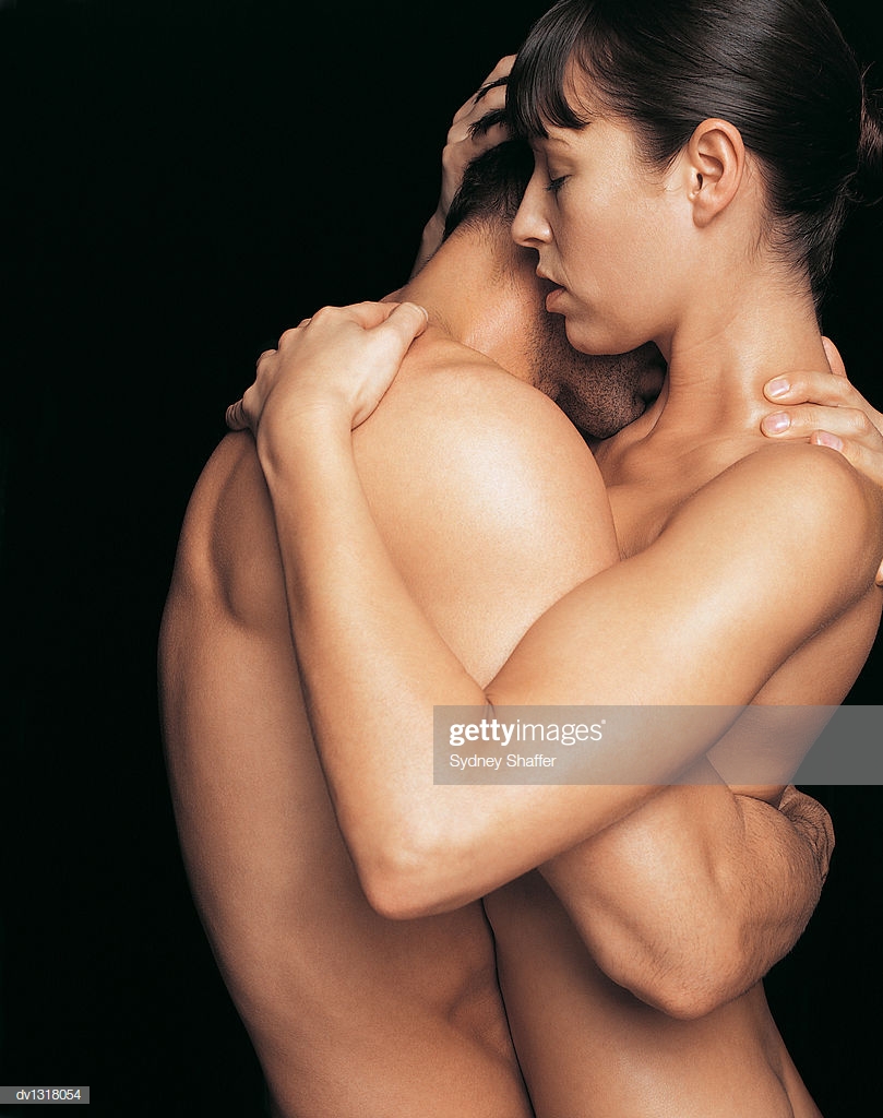 Male And Female Nude In An Embrace High-Res Stock Photo ...