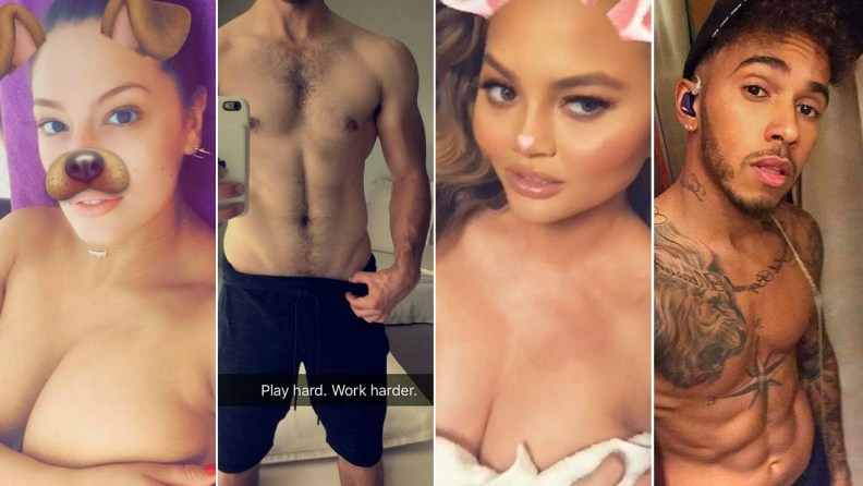 The Most Naked Celebrity Snapchat Pics of All Time