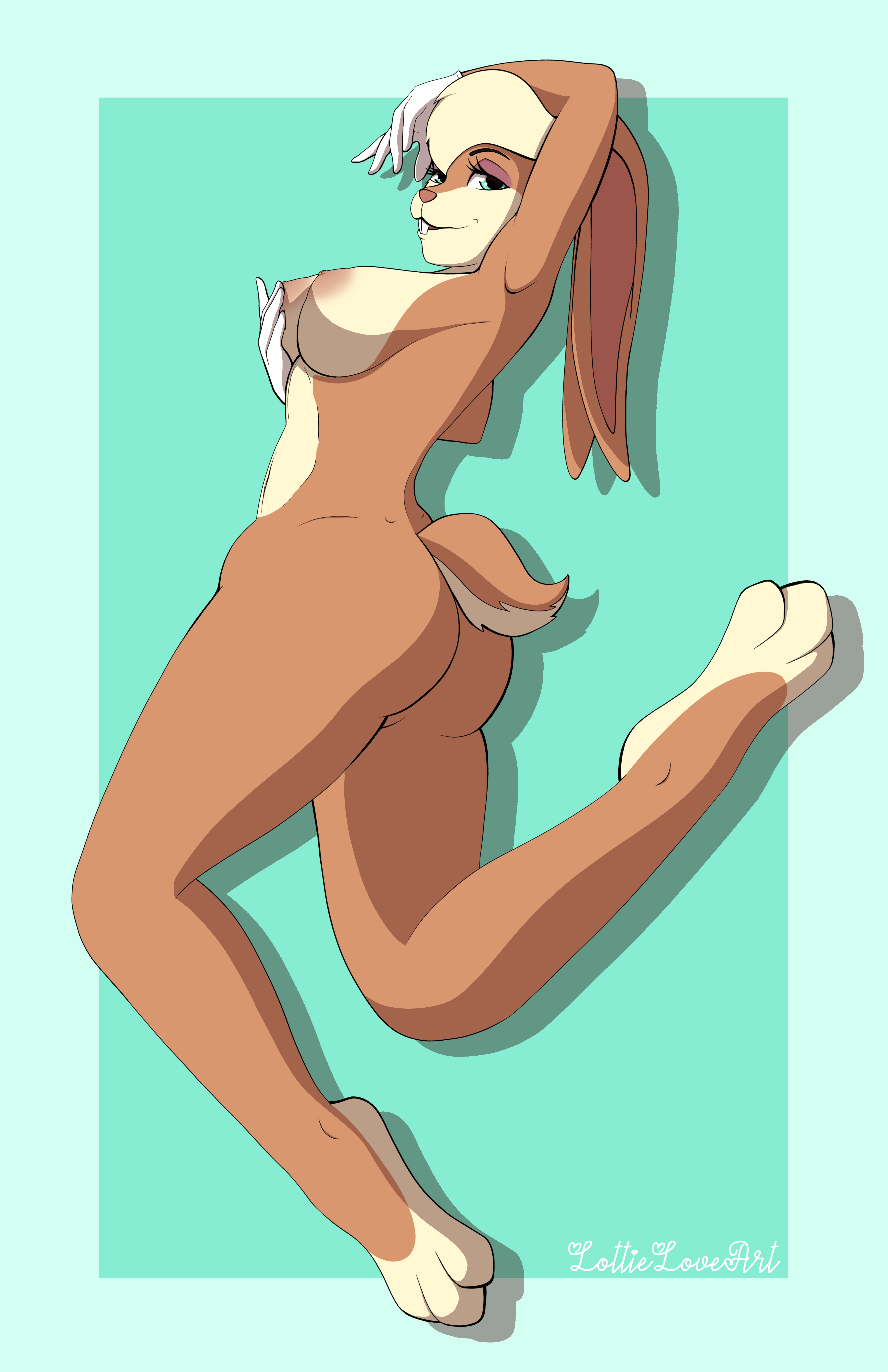 Lola Bunny- Nude by LottieLoveArt on Newgrounds