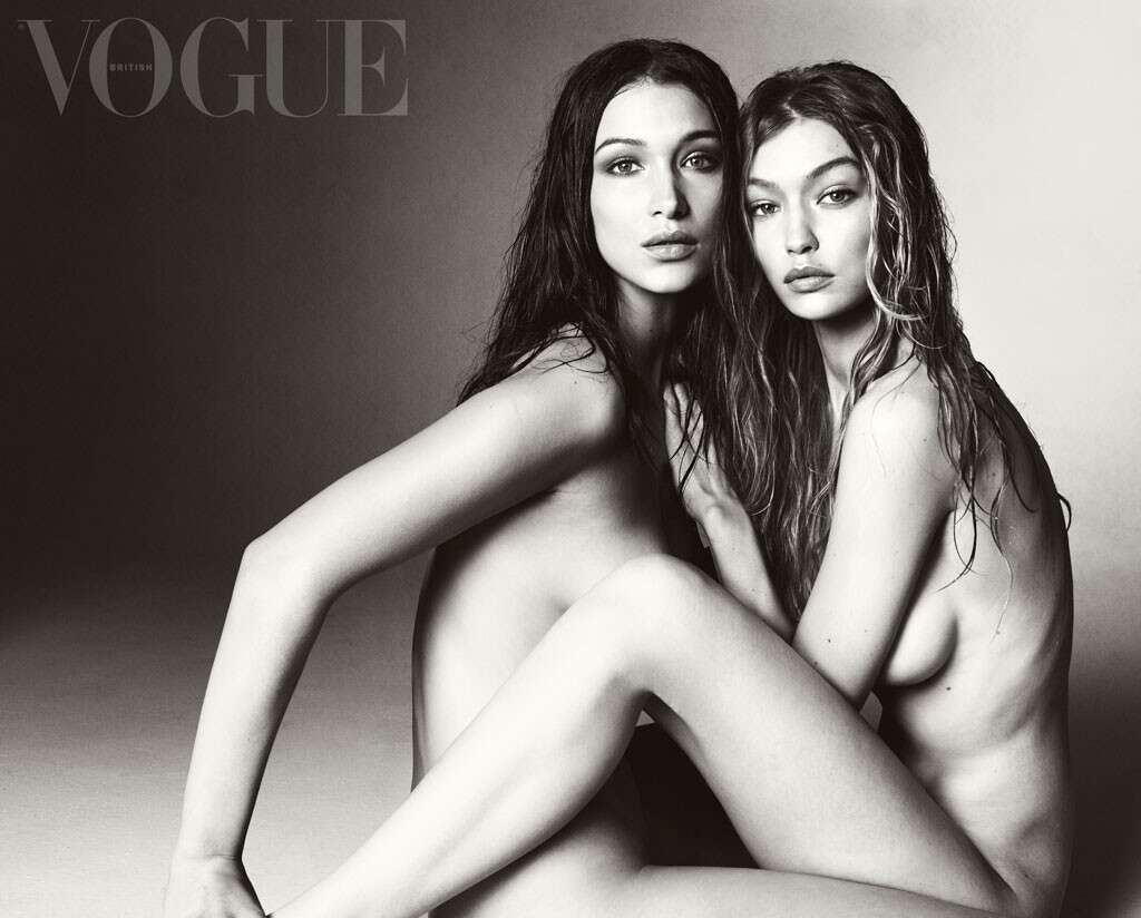 Gigi Hadid and Bella Hadid Pose Naked for British Vogue | E ...