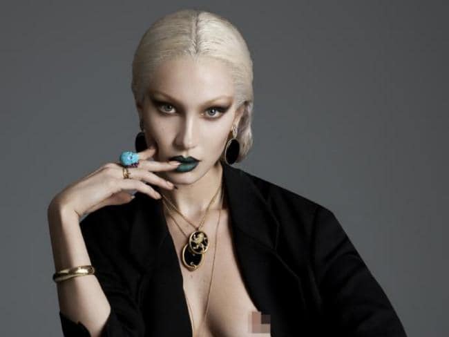 Bella Hadid Poses Topless (And Blonde) In New Photoshoot - GQ