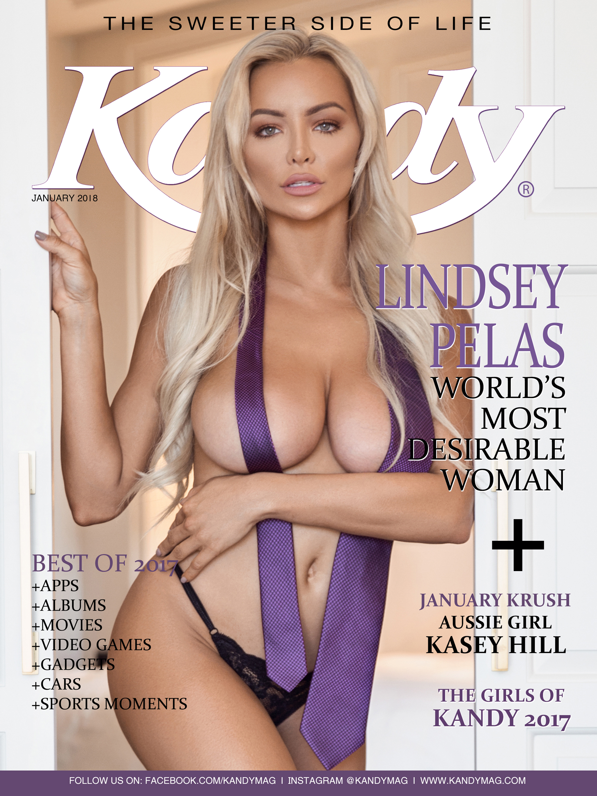January 2018 Issue Featuring Lindsey Pelas