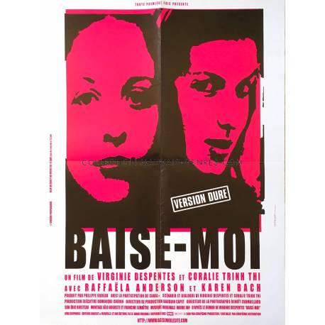 RAPE ME Original Movie Poster - 23x32 in. - 2000 - Virginie Despentes,  Karen Lancaume