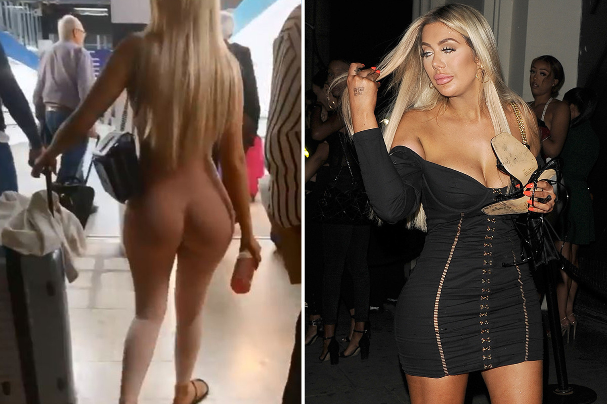 Naked' Chloe Ferry shocks fans with fashion fail in nude ...