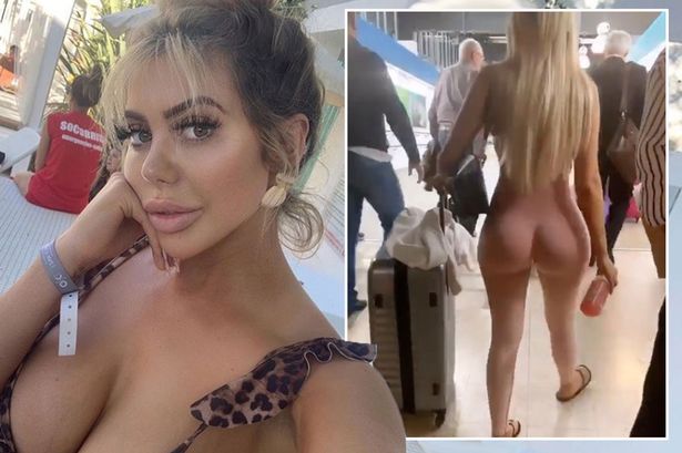 Chloe Ferry shocks with bizarre 'naked' jumpsuit that ...