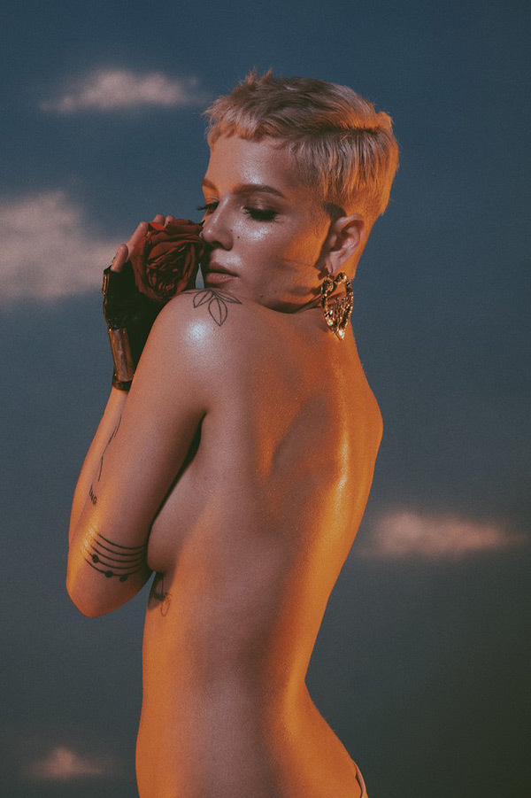 PIC] Halsey Topless & Announces New Album Title â€“ Hollywood Life