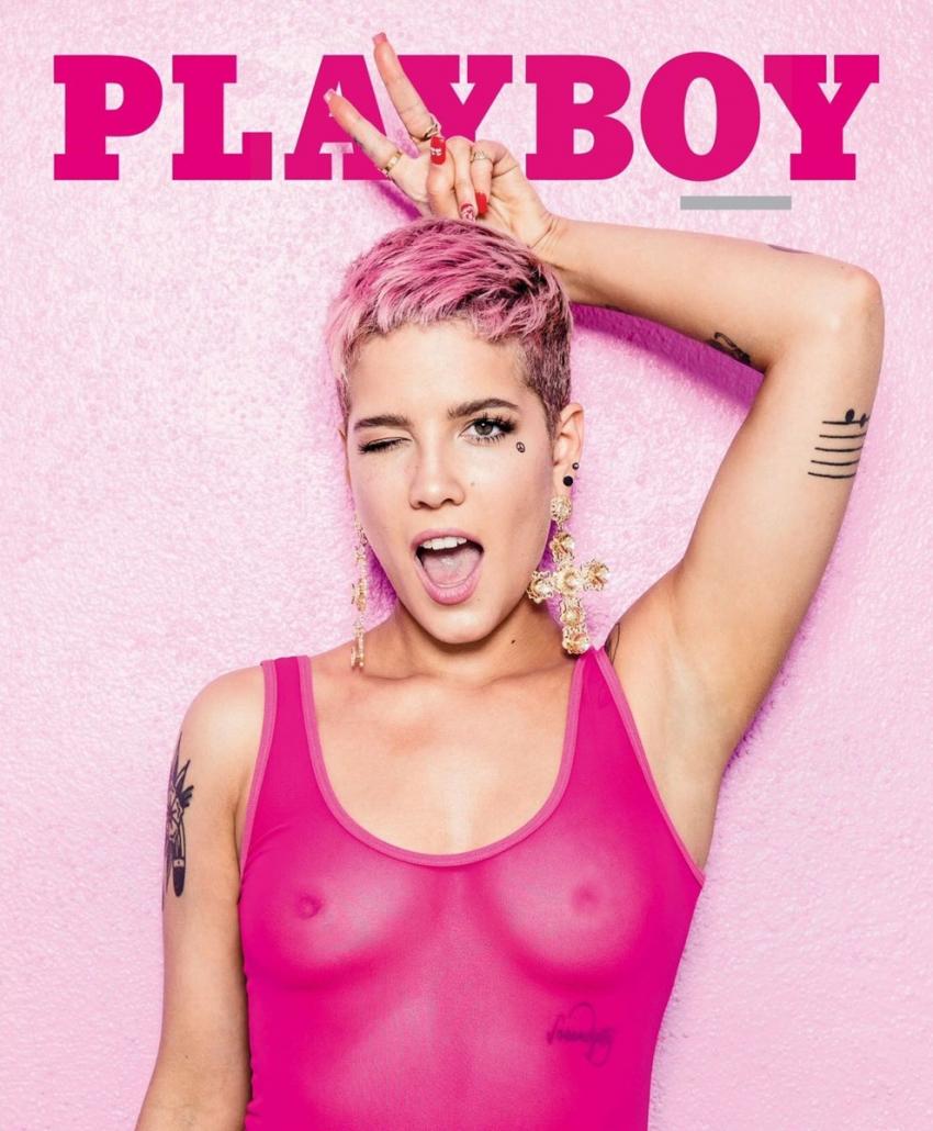 Halsey nude for Playboy - Fappenist