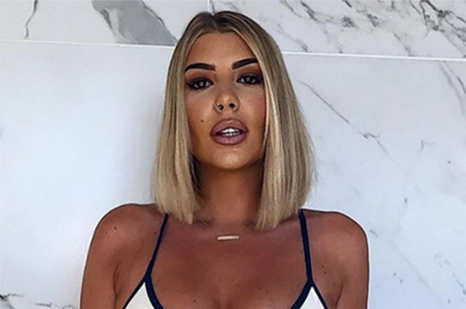 Olivia Buckland strips to bra and knickers in red hot reveal ...