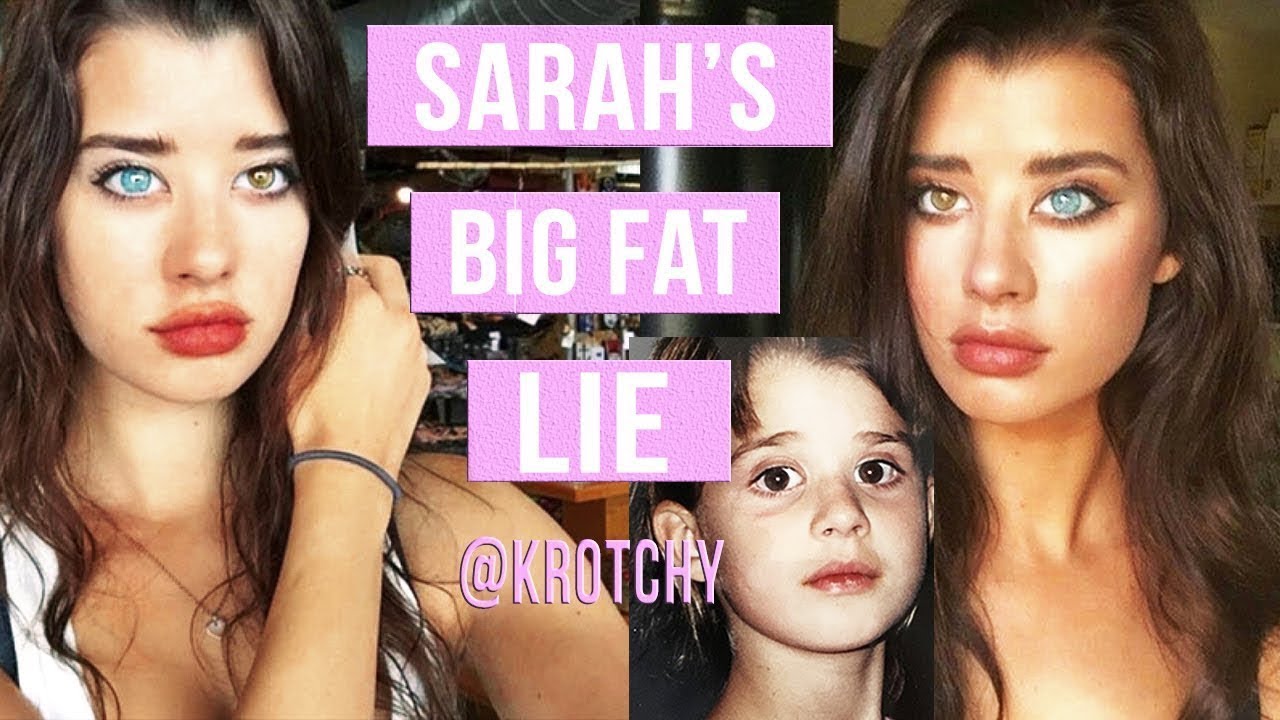 SARAH MCDANIEL'S BIG FAT LIE - Instagram Model @Krotchy and ...