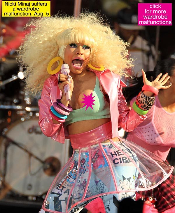 Nicki Minaj's Nipple Slip â€“ Hollywood Life